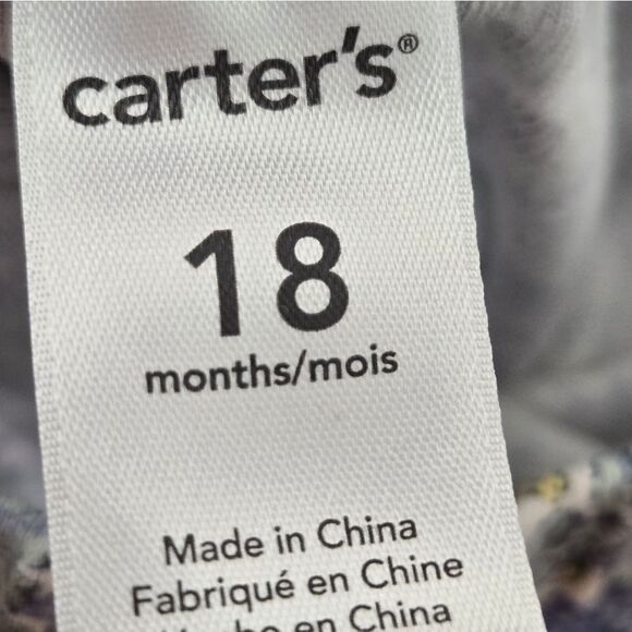 5/$10 Carters Floral Leggings Size 18 M - Picture 3 of 3